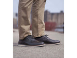 Men's Nunn Bush Circuit Plain Toe Oxford Walking Shoes Black Multi 84889-009