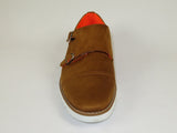 Men Tayno Dressy Casual Soft Suede Comfortable Double Buckle #Freshman Camel