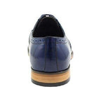 Stacy Adams Tinsley Wingtip Oxford Mens Shoes Cobalt Multi  Lace Up 25092-468