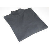 Men PRINCELY Soft Comfortable Merinos Wool Sweater Knits Mock 1011-00 Steel Gray
