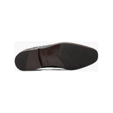 Stacy Adams Franz Moc Toe Tassel Slip On Shoes Croco Leather Black 25624-001