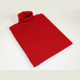 Men PRINCELY Turtle neck Sweater From Turkey Merino Wool 1011-80 Christmas Red