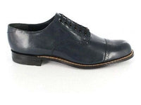 Stacy Adams Men Shoes Biscuit Soft Leather Cap toe Madison 00012-22 Navy Blue