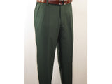 Men Silversilk 2pc walking leisure suit Italian woven knits 3115 Green Red