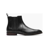 Stacy Adams Kalen Plain Toe Chelsea Boot Rich Leather Black 25629-001