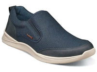 Nunn Bush Conway 2.0 Knit Moc Toe Slip On Relaxed Walking Shoes Navy 84977-410