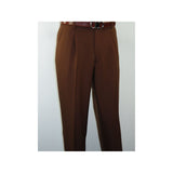 Men Silversilk 2pc walking leisure suit Italian woven knits 3125 Brown