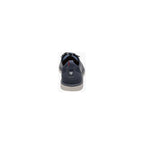 Stacy Adams Synchro Plain Toe Elastic Lace Up Sneaker Navy Shoes 25518-410