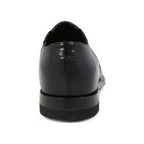 00067-001 Stacy Adams Shoes Madison Black Leather Cap toe slip on Leather Black