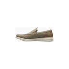 Nunn Bush Brewski Canvas Moc Toe Venetian Slip On Shoes Casual Stone 85028-275