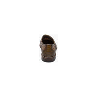 Men's Stacy Adams Fanelli Modified Wingtip Oxford  Shoes Ostrich Tan 25536-240