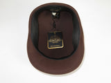 Men Fashion Classic Flannel Wool Ascot Ivy Hat Bruno Capelo Tyson TY101 Brown