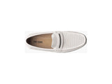 Stacy Adams Corby Saddle Slip On Walking Shoes White  25513-100