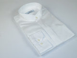 Mens CEREMONIA Pastor Shirt 100% Cotton Turkey Banded Collar #stn 13hyk White