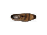 Stacy Adams Rodano Leather sole Lizard Cap Toe Oxford Shoes Tan 25527-240