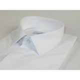 Mens CEREMONIA Formal Shirt Hidden Button 100% Cotton Slim Fit #9010 13 White