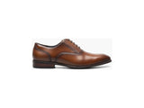 Men's Stacy Adams Kalvin Plain Toe Oxford Shoes Leather Cognac 25571-221