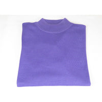 Men PRINCELY Soft Comfortable Merinos Wool Sweater Knits Mock 1011-00 Lilac