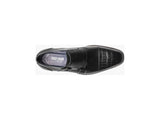 Stacy Adams Pierson Cap Toe Double Monk Strap Shoes Black Leather 25627-001
