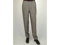 mens 2pc linen walking Set By Apollo King Summer Leisure suit SL208 Brown New