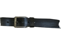 Men NORTH WOODS VALENTINI Leather Belt Casual Dress Pin Buckle NW31 Black New