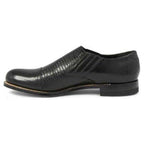 00067-001 Stacy Adams Shoes Madison Black Leather Cap toe slip on Leather Black