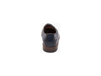 Men's Stacy Adams Fanelli Modified Wingtip Oxford  Shoes Ostrich Blue 25536-400