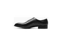 Men's Stacy Adams Halloway Plain Toe Oxford Dress Shoes Leather Black 25585-001