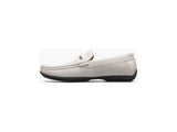 Stacy Adams Corby Saddle Slip On Walking Shoes White  25513-100