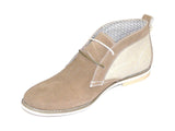 Mens Shoes Steve Madden  Suede Leather and Fabric High top Boot Saxxen Camel