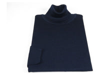 Men PRINCELY Turtle neck Sweater From Turkey Soft Merino Wool 1011-80 Navy Blue