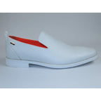 Men Tayno Dressy Casual Soft Leather Comfortable Slip on Loafer #ALPHA L White