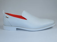 Men Tayno Dressy Casual Soft Leather Comfortable Slip on Loafer #ALPHA L White