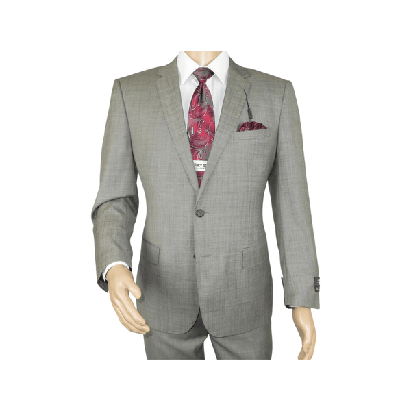 Mens Textured Wool Cashmere Suit Giorgio Cosani Single Breasted 901-03