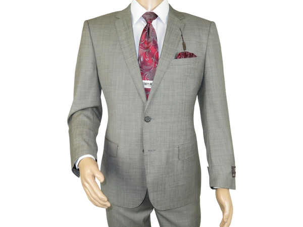 Mens Textured Wool Cashmere Suit Giorgio Cosani Single Breasted 901-03