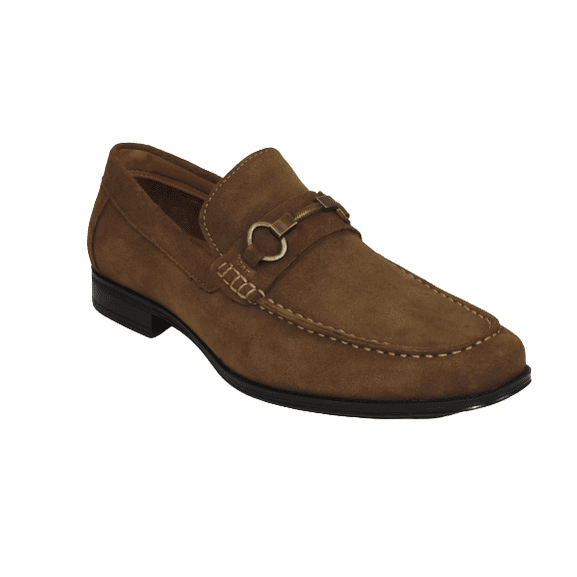Men's Shoes Steve Madden Soft Suede Leather upper Slip on GADDIS Tobacco Tan