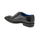 Belvedere Men's Dress Formal Shoes Biagio Black Ostrich Leg , Italian Calf B13