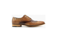 Stacy Adams Tinsley Wingtip Oxford Mens Shoes Lace Up Tan Multi 25092-238
