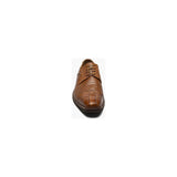 Men's Stacy Adams Esposito Cap Toe Oxford Shoes Animal Print Tan 25538-240