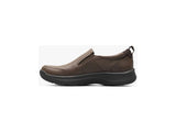 Nunn Bush Kore Elevate Moc Toe Slip On Shoes Lightweight Dark Brown 85018-201