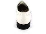 Madison Stacy Adams Mens Shoes Anaconda Leather White 00055-100