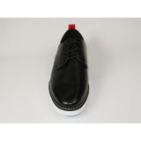 Mens Tayno Dressy oxford Sneaker Soft Leather Comfortable Cushion Breezy Black