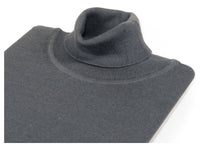 Men PRINCELY Turtle neck Sweater From Turkey Soft Merinos Wool 1011-80 Charcoal