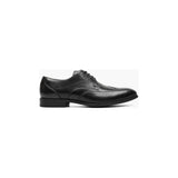 Stacy Adams Brayden Wingtip Oxford Shoes Smooth Leather Black 25635-001