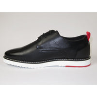 Mens Tayno Dressy oxford Sneaker Soft Leather Comfortable Cushion Breezy Black