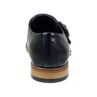 Mens Shoes  Stacy Adams Desmond Monk Strap Black Leather 25162-001