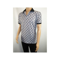 Men Sports Shirt DE-NIKO Short Sleeves Soft Modal Fashion Polo Shirt G1121 Gray