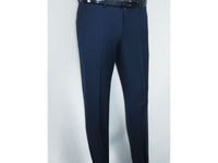 Men Suit BERLUSCONI Turkey 100% Italian Wool Super 180's 3pc Vested #Ber16 Navy
