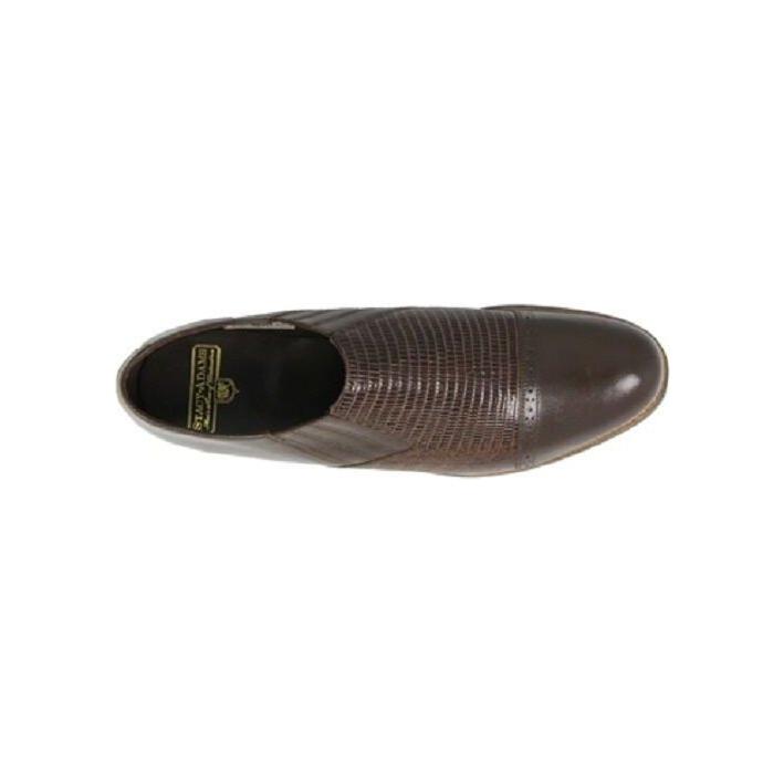 Stacy Adams Mens shoes Madison Brown Leather Cap toe  Leather Sole 00067-200