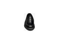 Men's Nunn Bush Lincoln Moc Toe Penny Loafer Shoes Leather Black Multi 85538-009